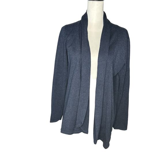 Joan Vass New York Large Blue Cardigan - Picture 1 of 4